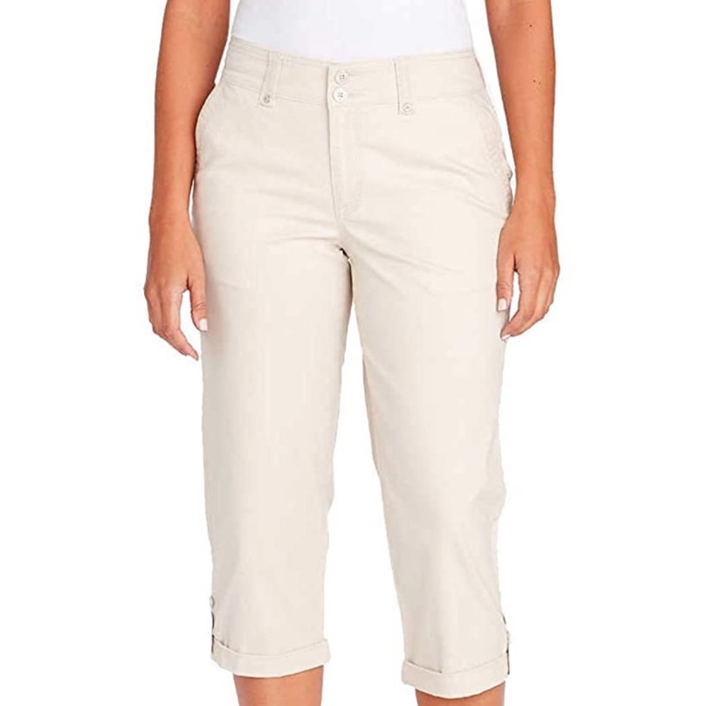 Gloria Vanderbilt Ladies' Roll Cuff Capri Size 6